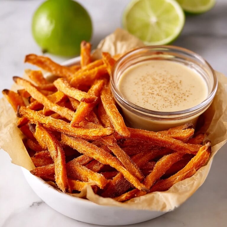 Sweet Potato Fries with Chipotle Lime Dipping Sauce Recipe