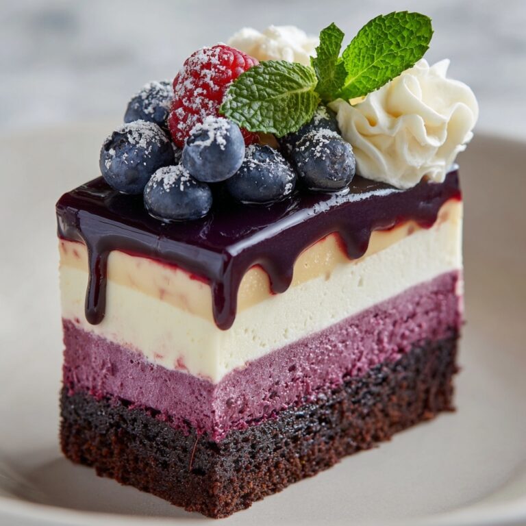 Blueberry Velvet Cheesecake Recipe