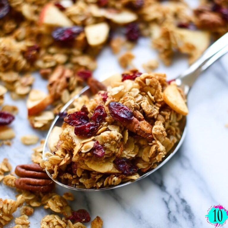 Homemade Apple Cinnamon Granola Recipe