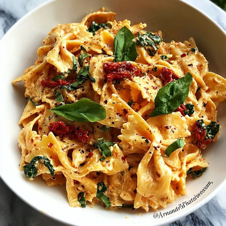 Vegan Creamy Sun Dried Tomato Pasta Recipe