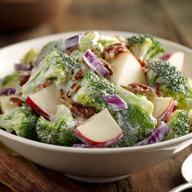 Crisp and Refreshing Honeycrisp Apple Broccoli Salad Recipe