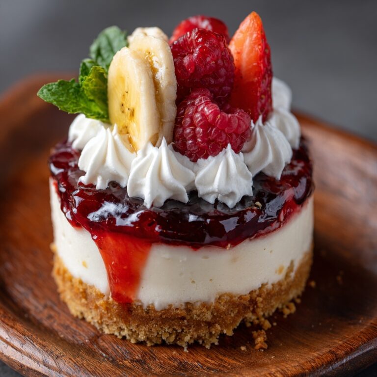 Banana Split Cheesecakes Recipe