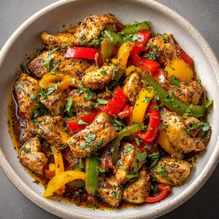Jalapeño Chicken with Bell Peppers Recipe