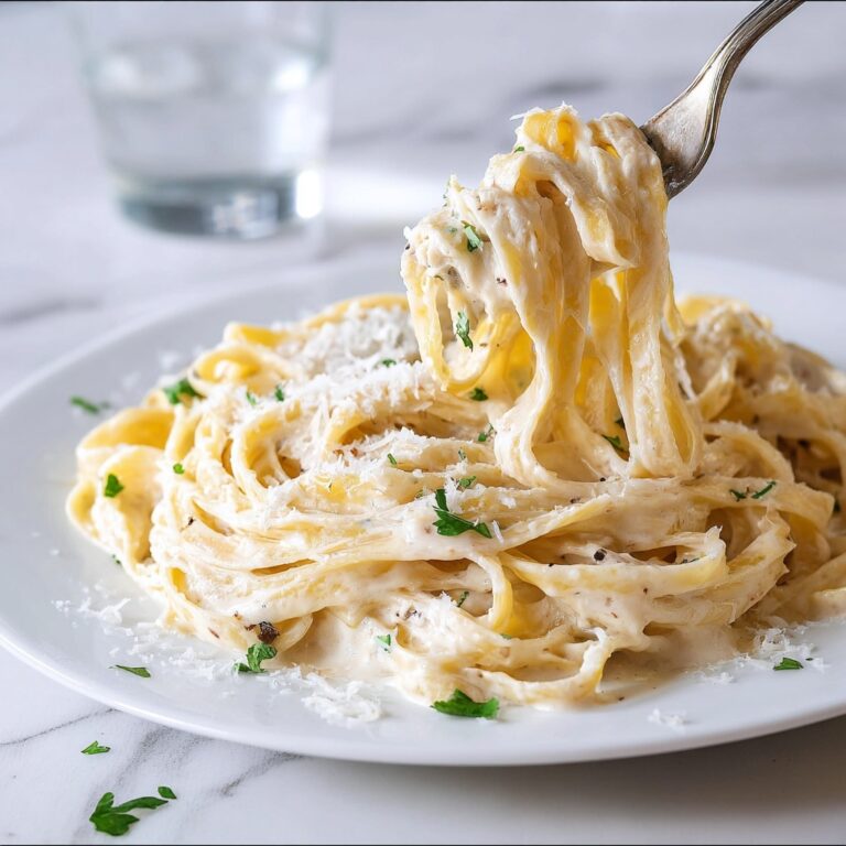 Creamy Alfredo Sauce for Fettuccine Recipe