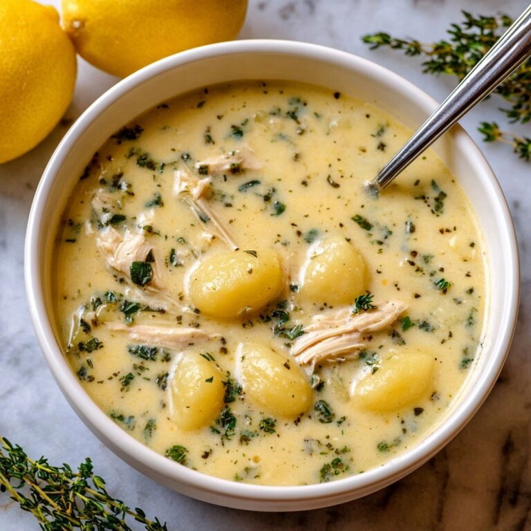 Creamy Winter Lemon Chicken Gnocchi Soup Recipe