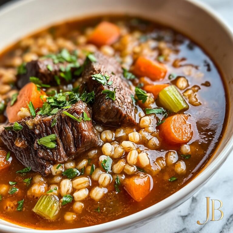 Beef Barley Soup Recipe