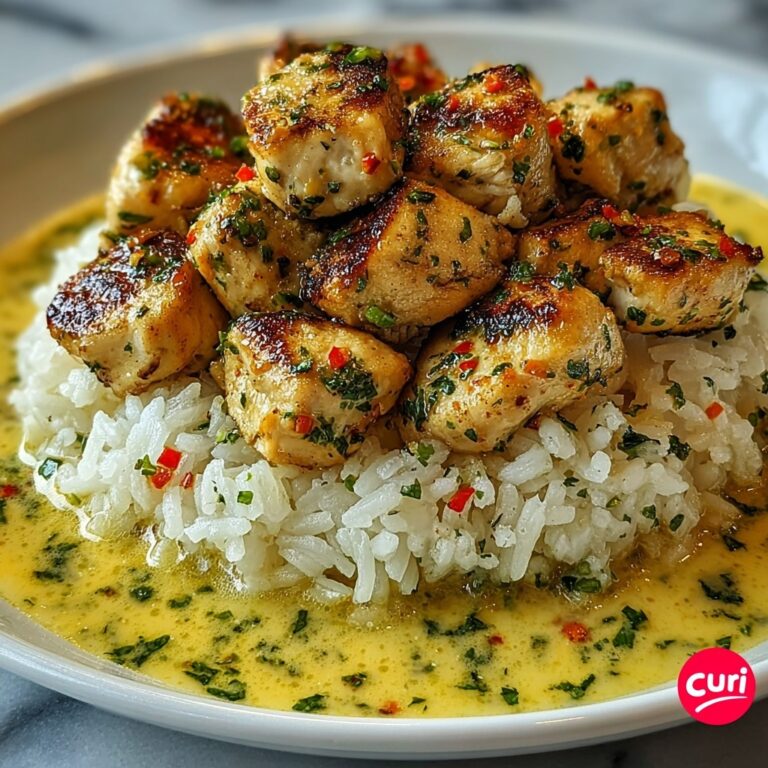 Irresistible Chicken Scampi with Creamy Garlic Parmesan Rice Recipe