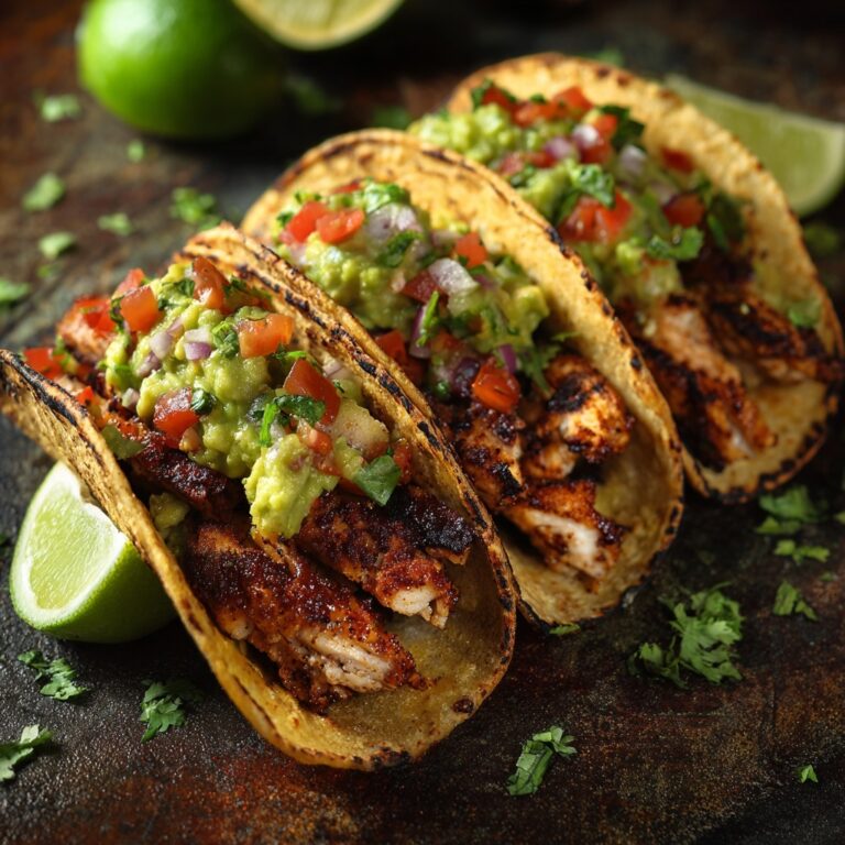 Crispy Poblano Chicken Tacos with Avocado-Jalapeño Salsa Recipe