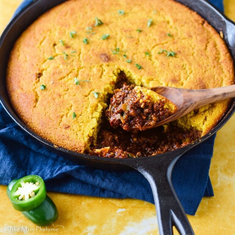 Cornbread Chili Casserole (One-Skillet Recipe) Recipe