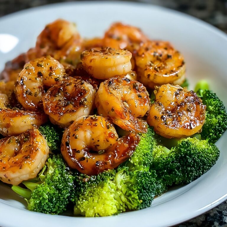 Honey Garlic Shrimp with Roasted Broccoli and Sausage Recipe