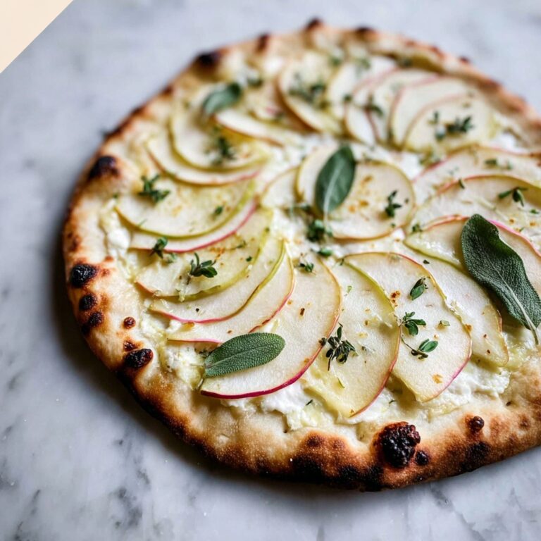 Brie and Apple Flatbread Recipe