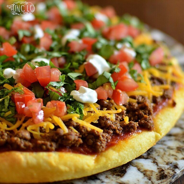 Sheet Pan Taco Pizza Recipe